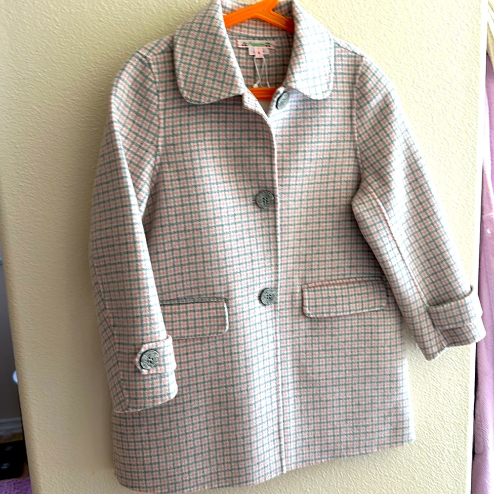 Bonpoint 8 girl’s woolen coat super cute NWT